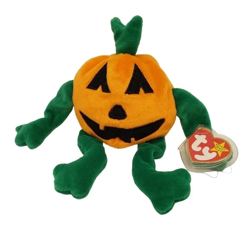 Ty Vintage Pumkin and Tricky Beanie Babies 1998